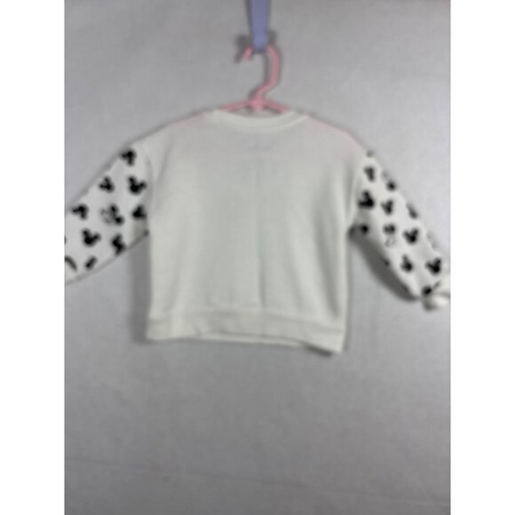 Disney Junior Mickey Mouse Toddler Sweatshirt 2T White & Red - Picture 4 of 9